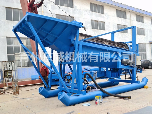 旱地选金设备,链斗式淘金船,移动淘金车,河道沙金设备