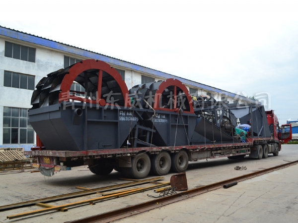 洗沙设备发货现场