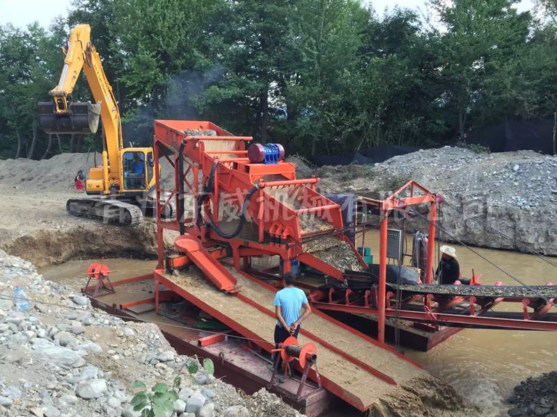 振动式选金机,振动筛设备厂家,小型金矿选矿设备